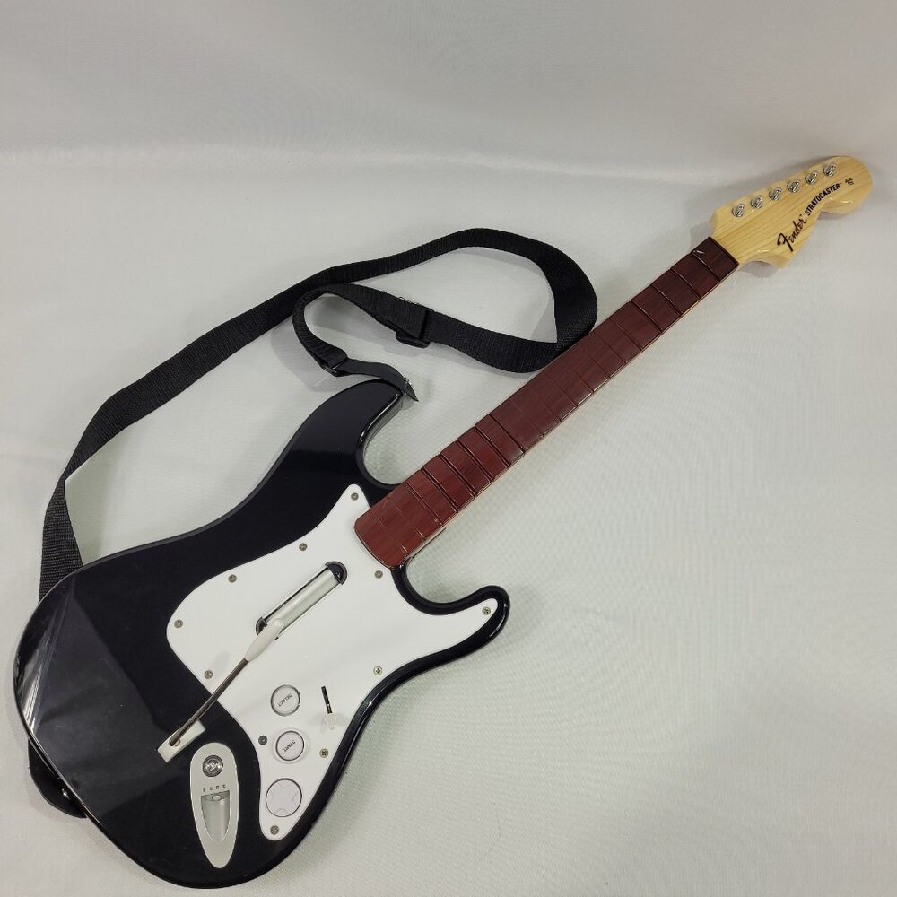 Sony Playstation 3 PS3 Rock Band 2 Wireless Fender Guitar REQUIRES DONGLE